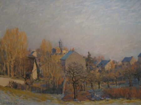 Gel à Louveciennes – Alfred Sisley Alfred Sisley