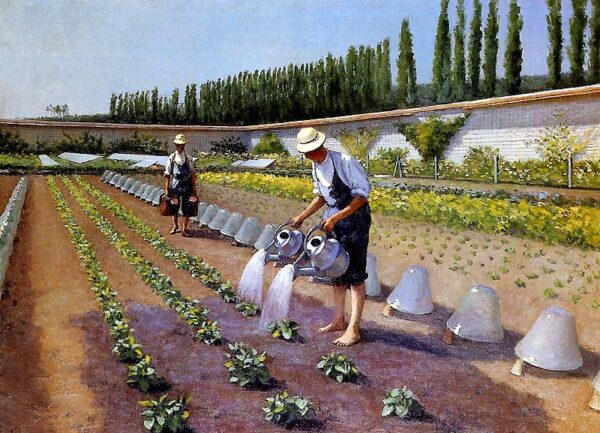 Les jardiniers – Caillebotte Gustave Caillebotte 105x70