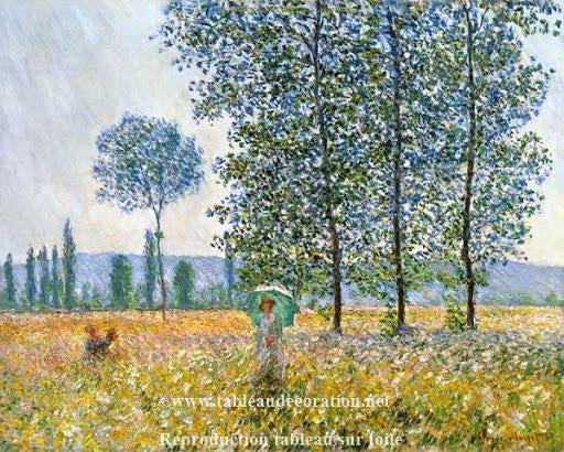 Champs au printemps – Claude Monet Claude Monet 85x75