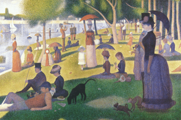 Un dimanche après-midi à l’île de la Grande Jatte – Georges Seurat Georges Seurat 105x70