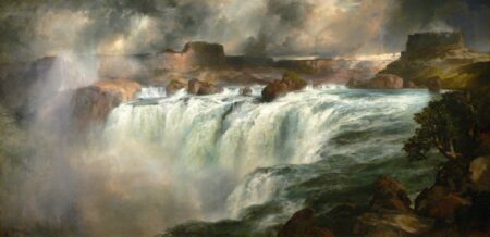 Chutes de Shoshone sur la rivière Snake – Thomas Moran Thomas Moran