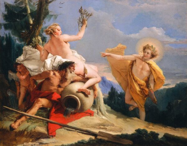 Apollo à la poursuite de Daphné – Giambattista Tiepolo Giambattista Tiepolo 85x75