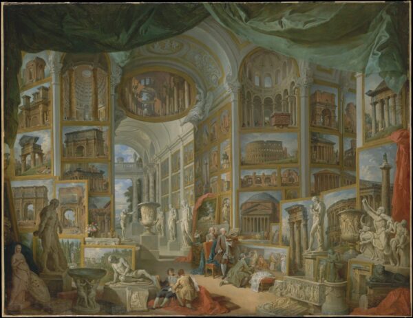 Galerie de vues de la Rome antique – Giovanni Paolo Panini Giovanni Paolo Panini 85x75