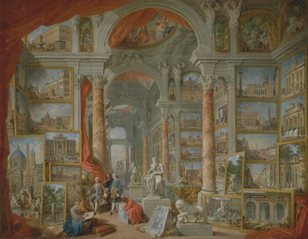 Galerie de vues de la Rome moderne – Giovanni Paolo Panini Giovanni Paolo Panini 85x75