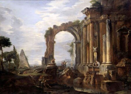 Capriccio de ruines classiques, 1730 – Giovanni Paolo Panini Giovanni Paolo Panini