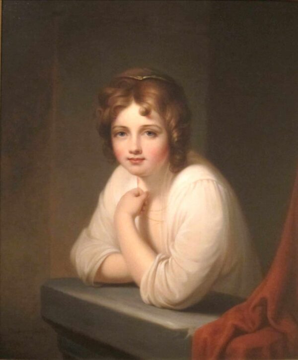 Fille à la fenêtre (Rosalba Peale), 1846 – Rembrandt Peale Rembrandt Peale 70x85