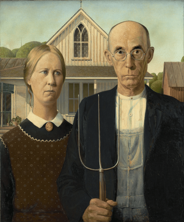 American Gothic – Grant Wood Grant Wood 70x85