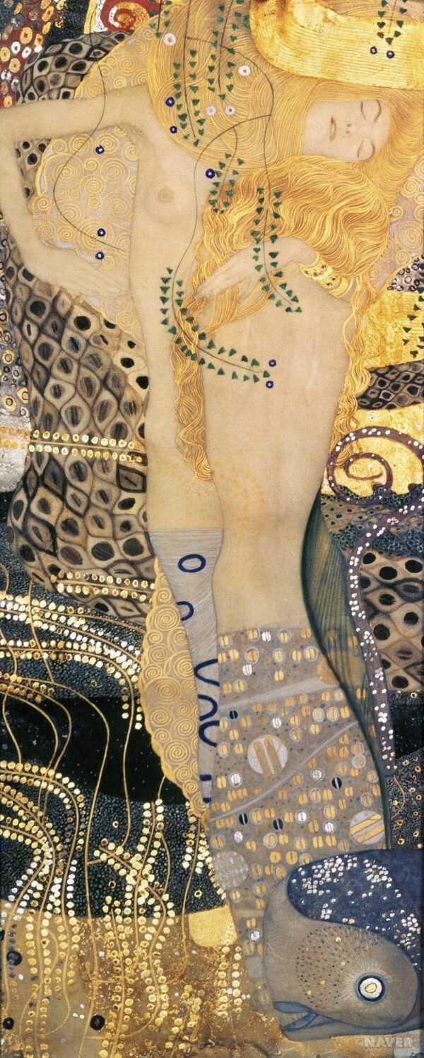 Serpent d’eau II – Gustav Klimt Gustav Klimt 70x160