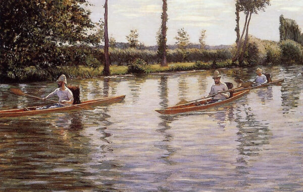 Périssoires sur l’Yerres – Caillebotte Gustave Caillebotte 105x70