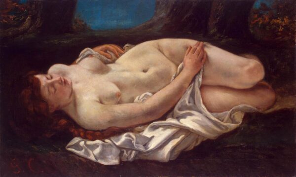 Femme allongée – Gustave Courbet Gustave Courbet 120x70