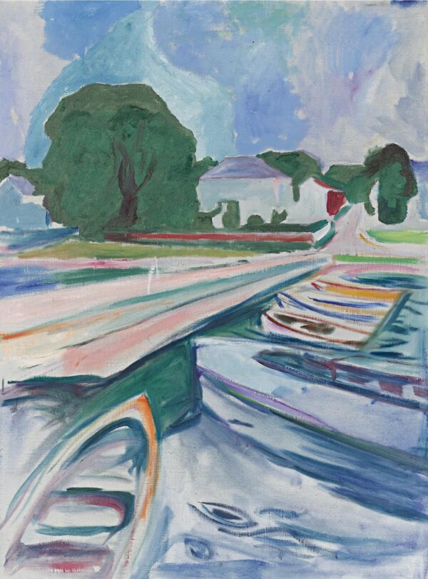 Le pont d’Aasgaardstrand – Edvard Munch Edvard Munch 70x105