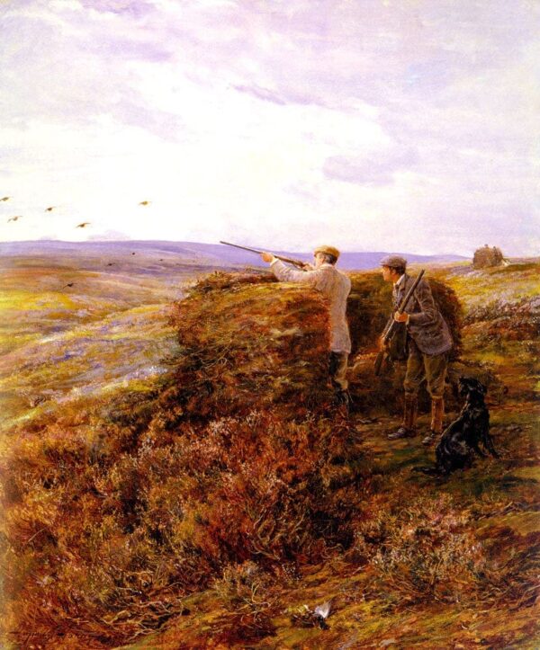 La chasse à la grouse, 1898 – Heywood Hardy Heywood Hardy 70x85