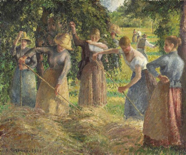 Fenaison à Éragny – Camille Pissarro Camille Pissarro 85x75