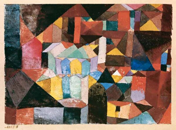 Architecture gaie – Paul Klee Paul Klee 105x70