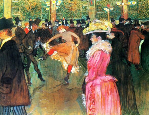 La Danse au Moulin-Rouge – Toulouse Lautrec Henri de Toulouse-Lautrec 85x75