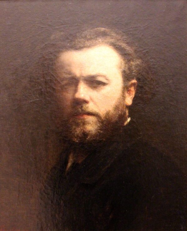 Autoportrait, Corridor de Vasari, Florence – Henri Fantin-Latour Henri Fantin-Latour 70x85