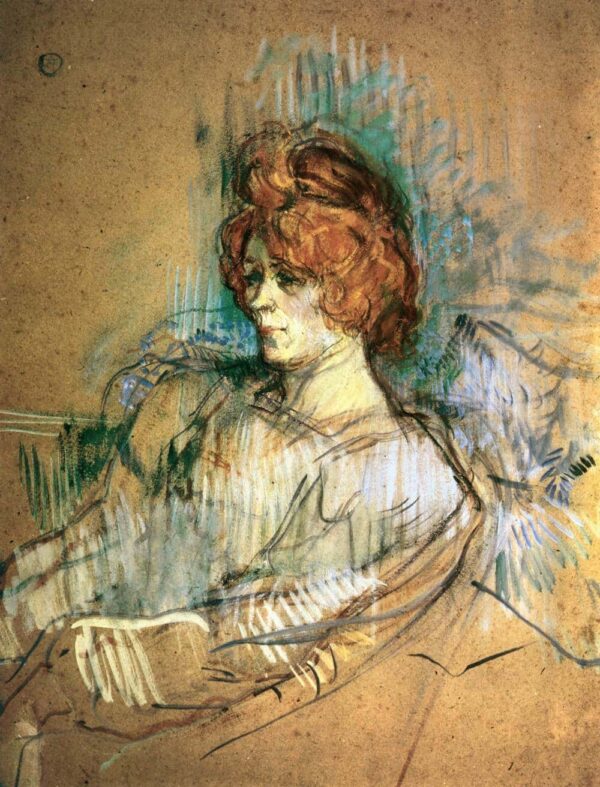 Femme assise – Toulouse Lautrec Henri de Toulouse-Lautrec 70x85