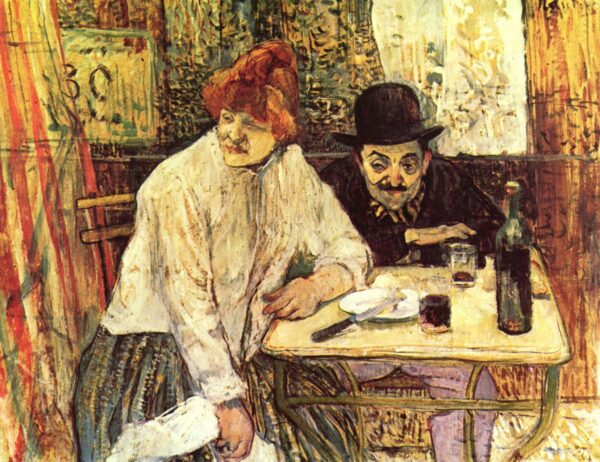 Au Café La Mie – Toulouse Lautrec Henri de Toulouse-Lautrec 85x75