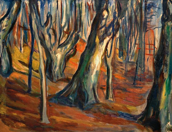 Automne (Vieux arbres, Ekely) – Edvard Munch Edvard Munch 85x75