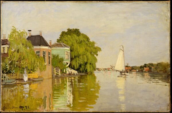 Maisons sur l’Achterzaan – claude monet Claude Monet 105x70