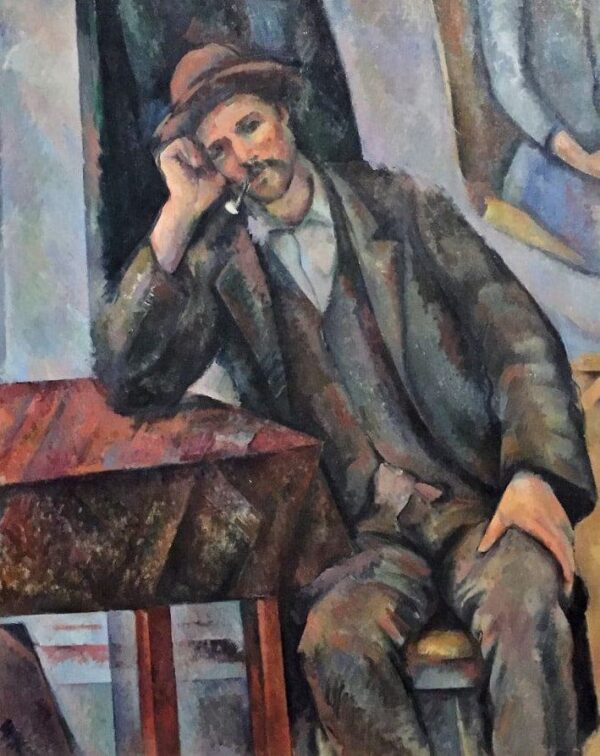 Homme avec une pipe – Paul Cézanne Paul Cézanne 70x85