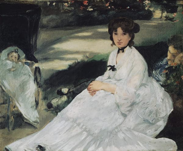 Dans le jardin – Edouard Manet Édouard Manet 85x75