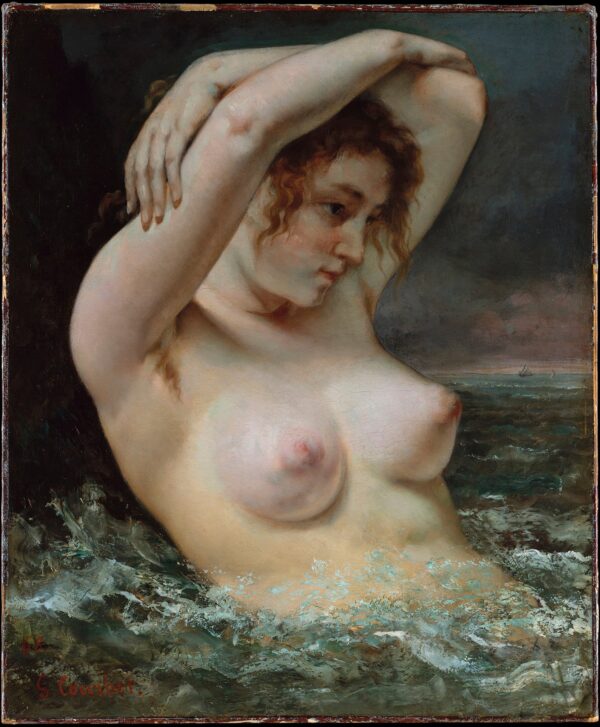 La Femme à la vague – Gustave Courbet Gustave Courbet 70x85