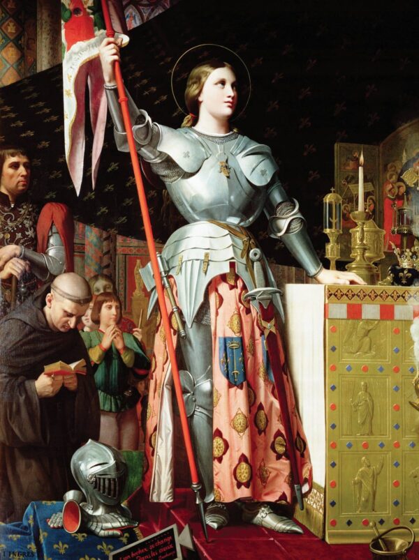 Jeanne d’Arc au couronnement de Charles VII – Jean-Auguste-Dominique Ingres Jean-Auguste-Dominique Ingres 70x85