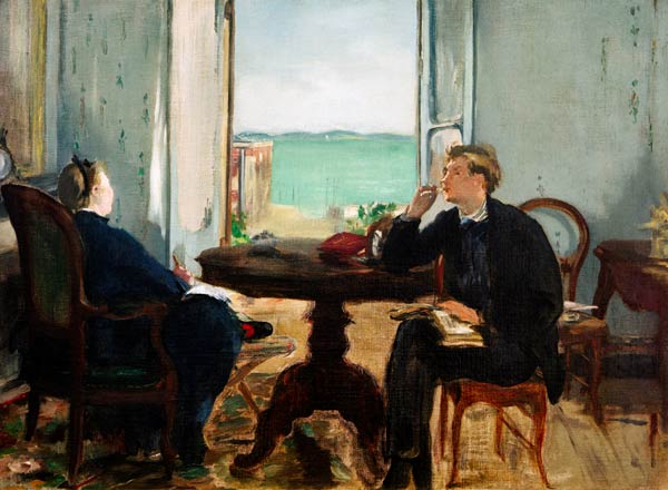 Intérieur à Arcachon – Edouard Manet Édouard Manet 105x70