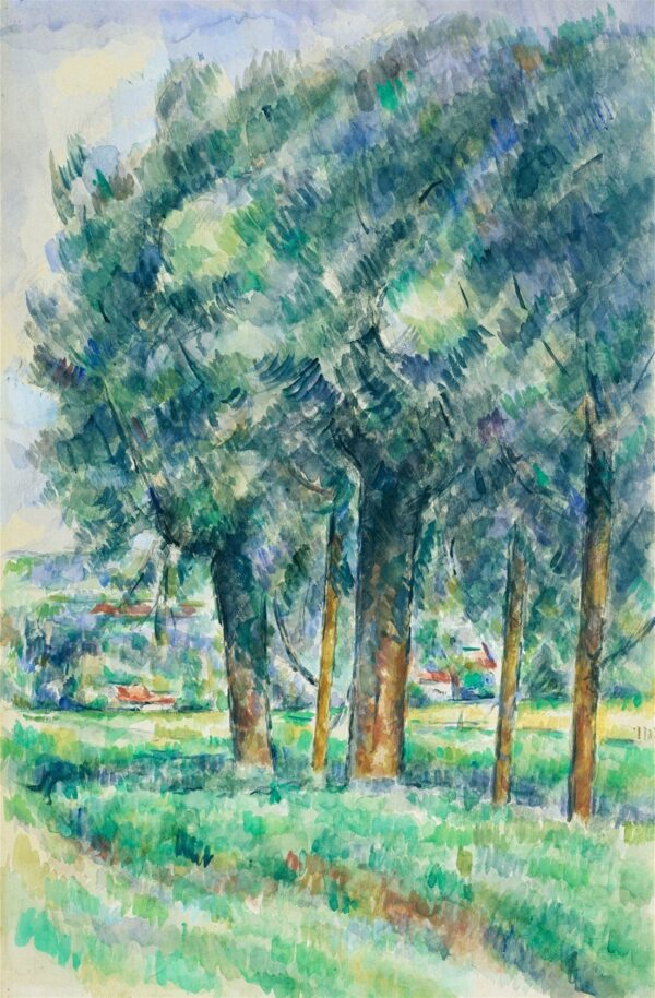 Groupe d’arbres – Paul Cézanne Paul Cézanne 70x105