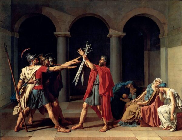 Le serment des Horaces – Jacques-Louis David Jacques-Louis David 85x75