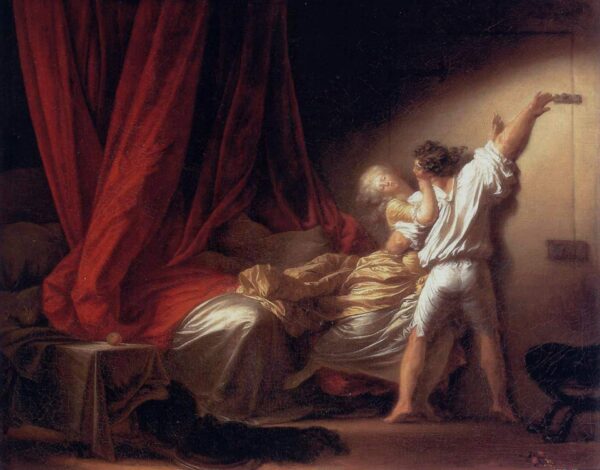 La serrure – Jean-Honoré Fragonard Jean-Honoré Fragonard 85x75