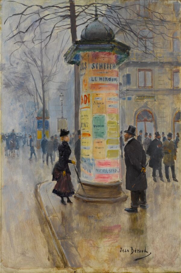 Scène de rue parisienne – Jean Béraud Jean Béraud 70x105