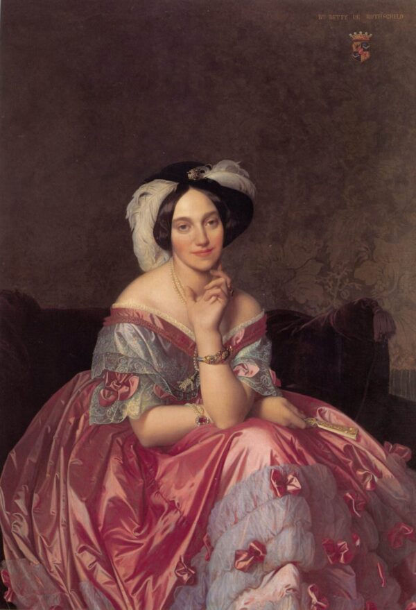 Portrait de la baronne James de Rothschild – Jean-Auguste-Dominique Ingres Jean-Auguste-Dominique Ingres 70x105