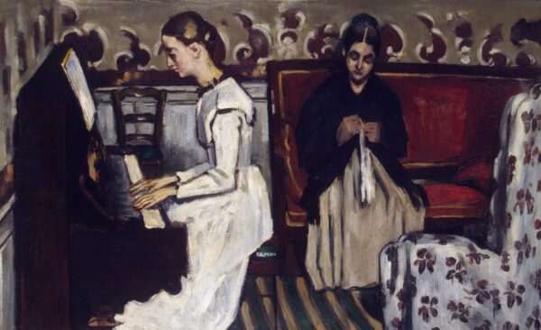 Jeune Fille au piano – Paul Cézanne Paul Cézanne 105x70