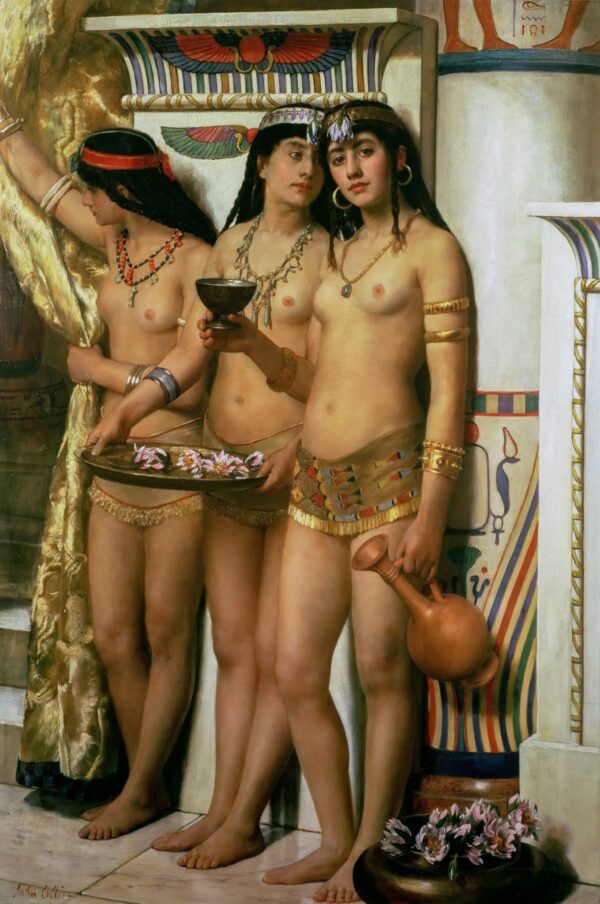 Les servantes des pharaons de John Collier John Collier 70x105