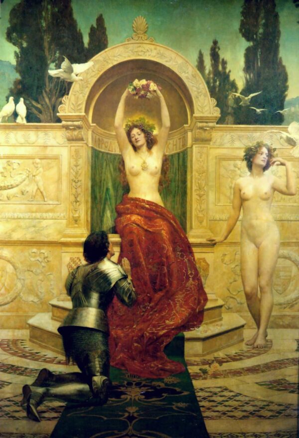 Scène du Venusberg de Tannhäuser de John Collier John Collier 70x105