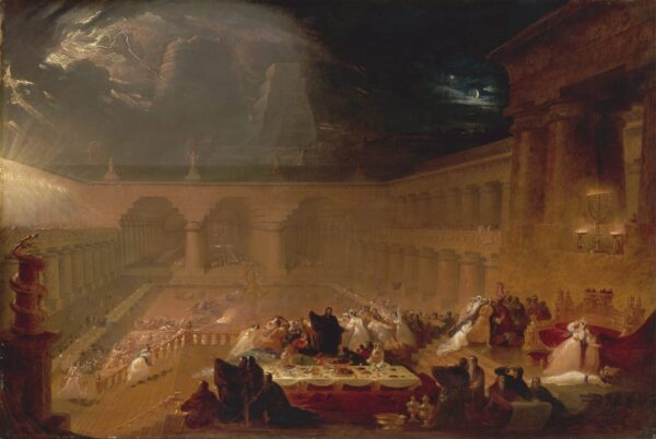 Le festin de Belshazzar – John Martin John Martin 105x70