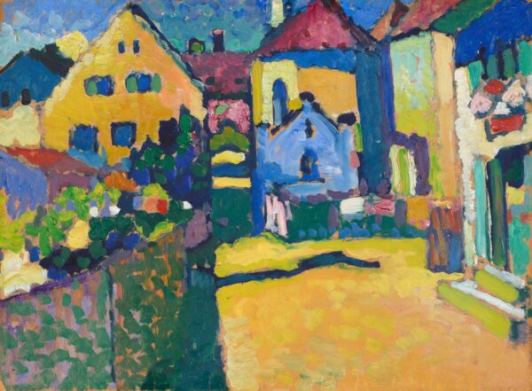 Grungasse à Murnau – Vassily Kandinsk Vassily Kandinsky 105x70