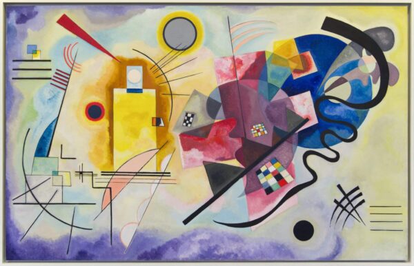 Jaune-rouge-bleu – Vassily Kandinsky Vassily Kandinsky 105x70