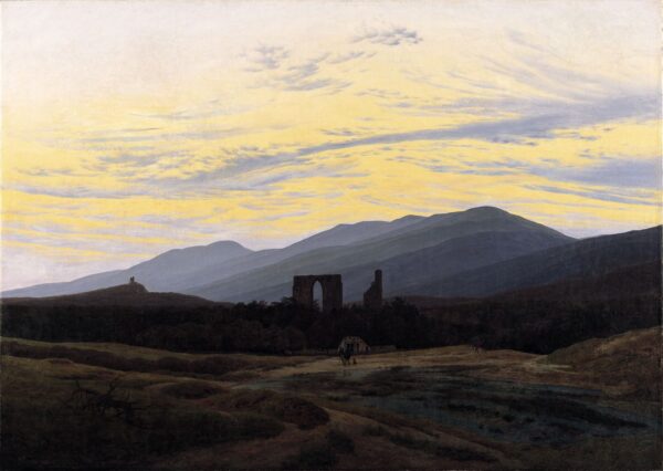 Ruine Eldena dans le massif des Géants – Caspar David Friedrich Caspar David Friedrich 105x70