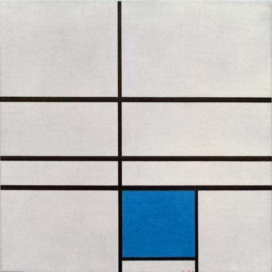 Composition avec le bleu 1935 – Mondrian Piet Mondrian 70x70