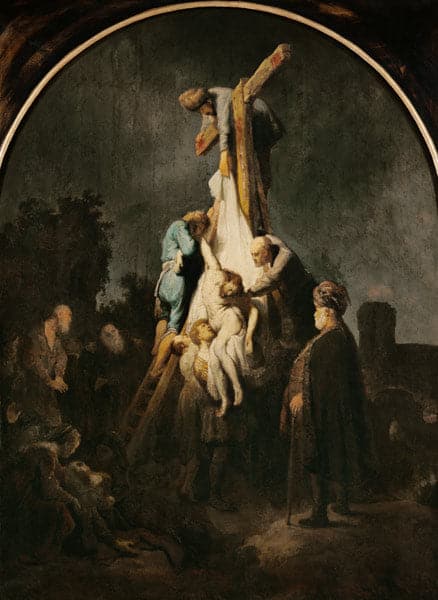 Mise en croix Christ – Rembrandt van Rijn Rembrandt van Rijn 70x105