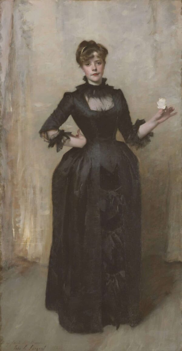 Dame à la rose – John Singer Sargent John Singer Sargent 70x140