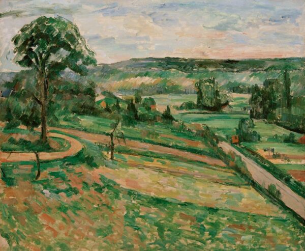 Arbre au détour d’un virage – Paul Cézanne Paul Cézanne 85x75