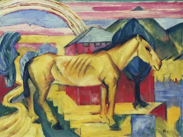 Long cheval jaune – Franz Marc Franz Marc 85x75