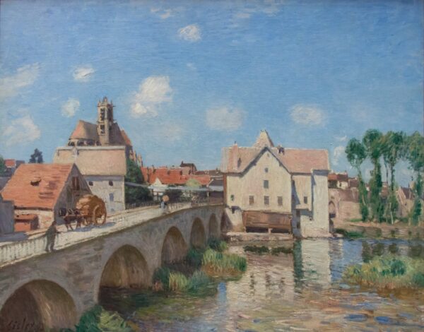 Le pont de Moret – Alfred Sisley Alfred Sisley 85x75