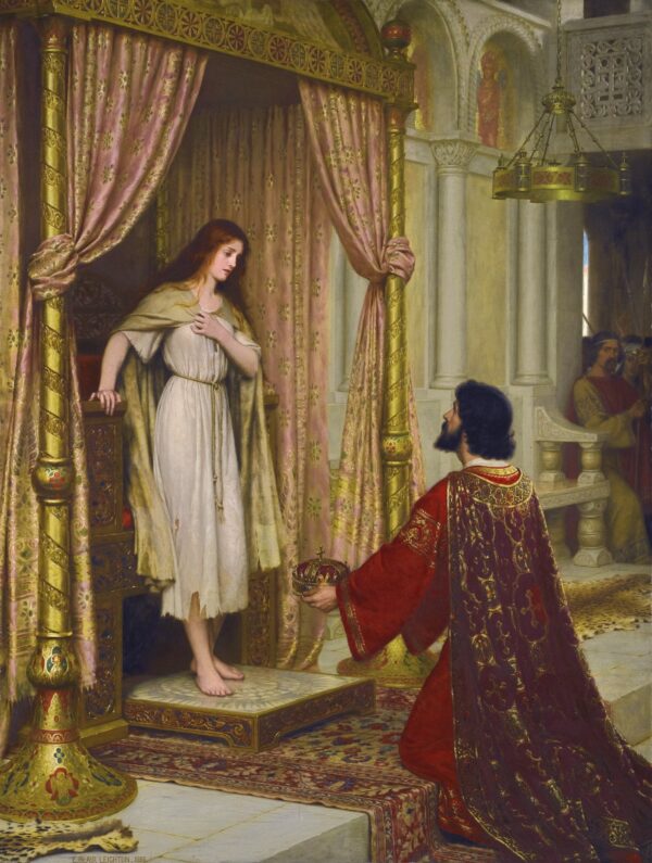 Le roi et la mendiante – Edmund Leighton Edmund Leighton 70x85