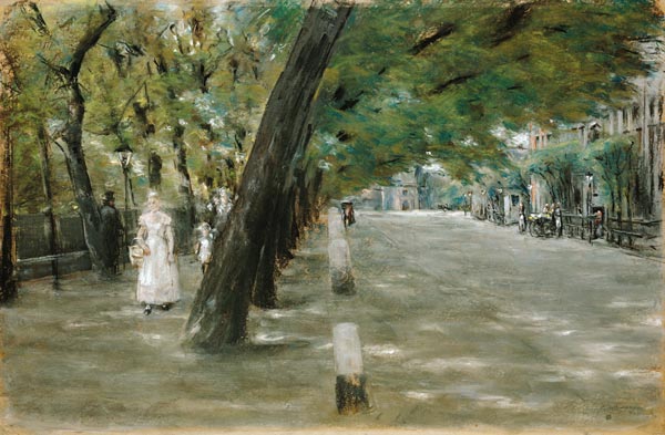 Kirchenallee à St.Georg, Hambourg – Max Liebermann Max Liebermann 105x70