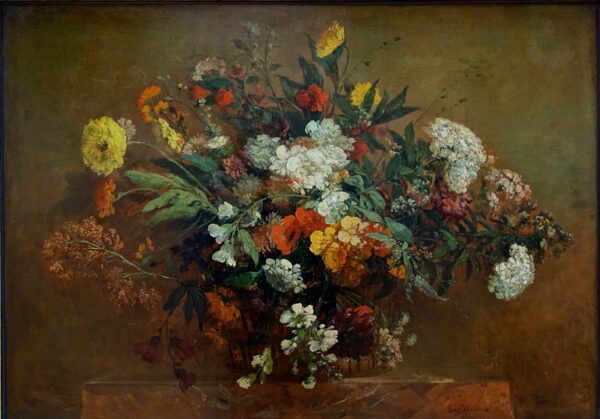 Fleurs – Eugène Delacroix Eugène Delacroix 85x75